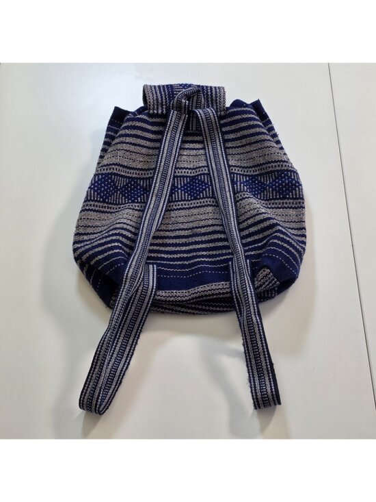 Vintage Toronto Maple Leafs Woven Baja Backpack Rucksack Drawstring Toggle Close main image 15